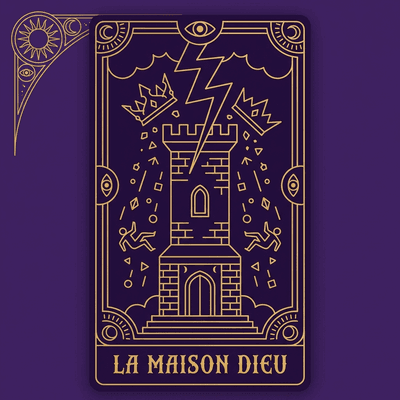 La Maison Dieu - Tarot de Marseille
