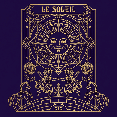 Le Soleil - Tarot de Marseille