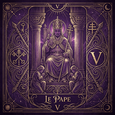 Le Pape - Tarot de Marseille