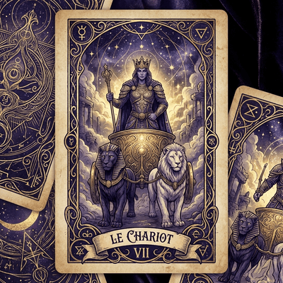 Le Chariot - Tarot de Marseille